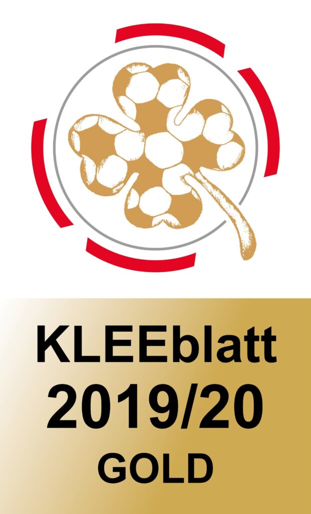 Logo Kleeblatt 2019/20 Gold Auzeichnung