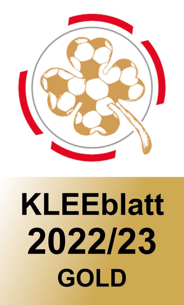 Logo Kleeblatt 2022/23 Gold Auzeichnung